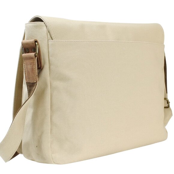 Classic 16 in. Casual Style Canvas Messenger Bag CM23 - Picture 2 of 4